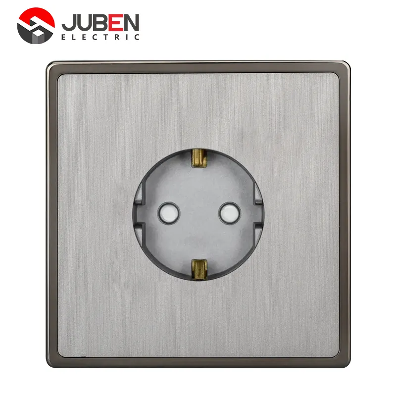 Sockets And Switches Electrical German Quick Wiring Glass Panel Ac Power Eu Socket Wall