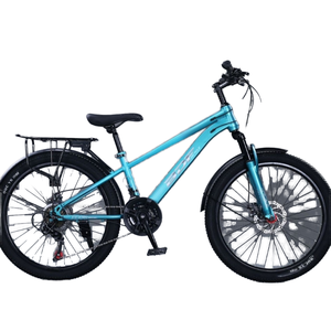 Bicicletta da Montagna Versatile per Bambini con Telaio in Acciaio a 21 Velocità, Ruote da 24 Pollici e Freni a Disco per <span class=keywords><strong>Escursionismo</strong></span> e Ciclismo - Product Image 6