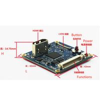 Carte de sortie LVDS convertie en HD pour caméra à zoom numérique