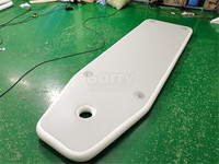Plateforme flottante gonflable en plastique DWF pour la natation, la pêche, le camping, ponton, ponton flottant, ponton de baignade, ponton gonflable à vendre