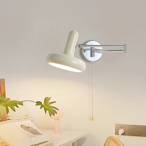 <b>Wall</b> Lamp Led E27 Tricolor <b>Light</b> <b>Switch</b> Control Creamy Bauhaus Style For Living Room Hallway Bedroom Lighting Fixtures - Product Image 1