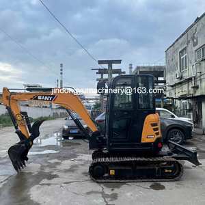 Excavadora Sany de 5 Toneladas SY35U Tipo Oruga con Motor Yanmar para Excavación de Postes de Cercas, Reparación de Tuberías de Alcantarillado y Excavaciones Pequeñas - Product Image 3