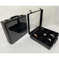 Boîte à montres pour 24 montres, présentoir pour collectionneurs, boîte de rangement, mallette en aluminium, boîte à montres