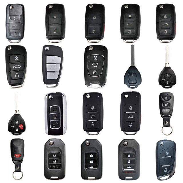 Universal Smart Key Fob Remote Control Keyless Entry Transponder Blank Flip Shell Case Cover for Vehicle Blank Auto Car Key Case