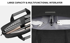 Maletín para Portátil Grande de 15, <span class=keywords><strong>15.6</strong></span>, 16 y 17.3 Pulgadas, Funda para MacBook Pro, Bolso de Mano para Hombre y <span class=keywords><strong>Mujer</strong></span> de Negocios, Maletín para HP y DELL - Product Image 2