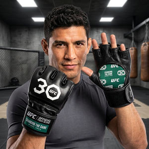 Gants de combat MMA UFC 30 en PU sur mesure, haute résistance, avec support de poignet de haute qualité, protection pour l'entraînement, toutes saisons - Product Image 3
