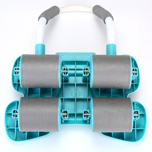 Rouleau abdominal pliable à quatre roues pour entraînement abdominal, équipement de fitness pour la maison - Product Image 4