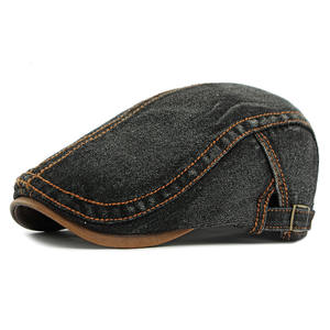 Unisex Denim Newsboy Sombreros Flat Ivy Gatsby Cabbie Conducción Boinas <span class=keywords><strong>Sombrero</strong></span> Algodón Papá Gorra para Hombres Mujeres - Product Image 2