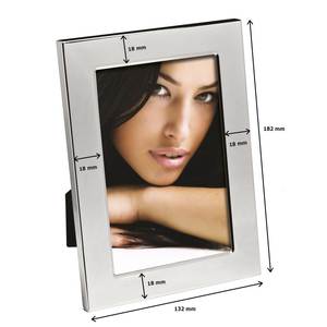 Marco de fotos moderno de metal de 100x150 mm con acabado liso para exhibición en el hogar u oficina - Product Image 2