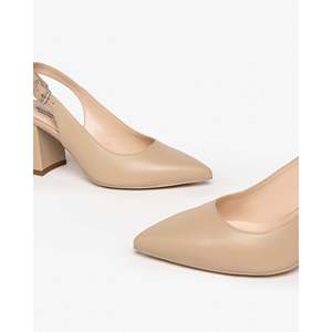 รองเท้าส้นสูงแบบสวมสำหรับผู้หญิง Nero Giardini สีเบจ ไซส์ 36 - Product Image 3