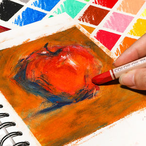 Mobee P-3412/12 di alta qualità 12 colori vivaci pastello olio set prezzo di fabbrica all'ingrosso olio pastello set per la pittura principiante - Product Image 5