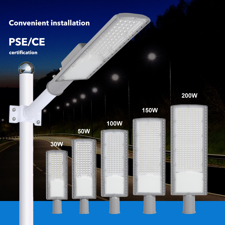 COVEDA Long Life Energy Saving AC IP65 Waterproof Road Outdoor 30W-200W Aluminum Alloy Housing LED Street Lights 3-Year