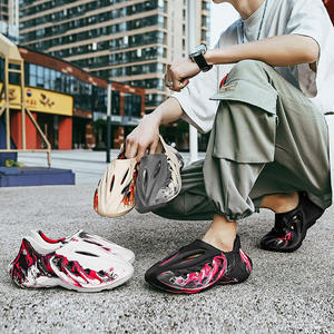 2025 Zomersport Trendy Kokosnootgat Strandschoenen Voor Heren, Grensoverschrijdende Romeinse Sandalen Voor Buiten Met Type Camouflageklompen - Product Image 2