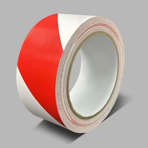Cinta de Barrera de Plástico PE con Franjas Rojas y Blancas, No Adhesiva, Personalizable, Venta al Por Mayor Directa de Fábrica, Cinta de Advertencia de Precaución - Product Image 2