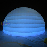 Tente dôme de fête légère, tente de mariage, événement, chapiteau gonflable, tente de salon commercial, publicité personnalisée, igloo gonflable