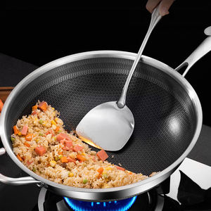 <span class=keywords><strong>Wok</strong></span> para un calentamiento uniforme a altas temperaturas Durabilidad fácil de limpiar - Product Image 1