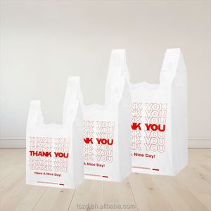 Plastic Vest <b>Bags</b> | Waterproof Tear-Resistant Totes for US Supermarket, <b>UK</b> Retail & European Café Takeaway Plastic <b>Shopping</b> <b>Bag</b> - Product Image 4