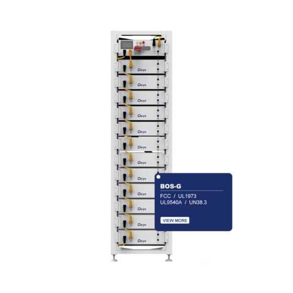 Deye BOS-G LiFePO4 Battery Pack 51.2V 100Ah Deye Solar Battery Energy Storage System deye Bos-g 30 kwh Battery Bateria deye 20kw