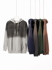 H5504 Streetwear Wholesales Custom 370 Gsm Cotton Blends Acid Washed Gradient Hoodies Men's Hoodies & Sweatshirts - Product Image 3