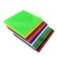 Plaque PVC couleur Senpu SP-003 - Transparente givrée, découpable en différentes tailles avec service de découpe