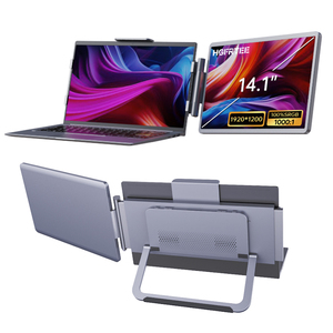 Monitor LCD Portátil HGFRTEE de 14 Pulgadas IPS <span class=keywords><strong>16</strong></span>:10 con Tiempo de Respuesta de 4ms, Monitor de Juegos de Alta Calidad con Pantalla Dual para Laptop, con HDR 10 - Product Image 1