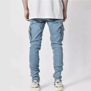 Pantalones Vaqueros de Moda para Hombre 2026, Estilo Urbano, Ajustados, con Bolsillos Laterales, Casuales - Product Image 6