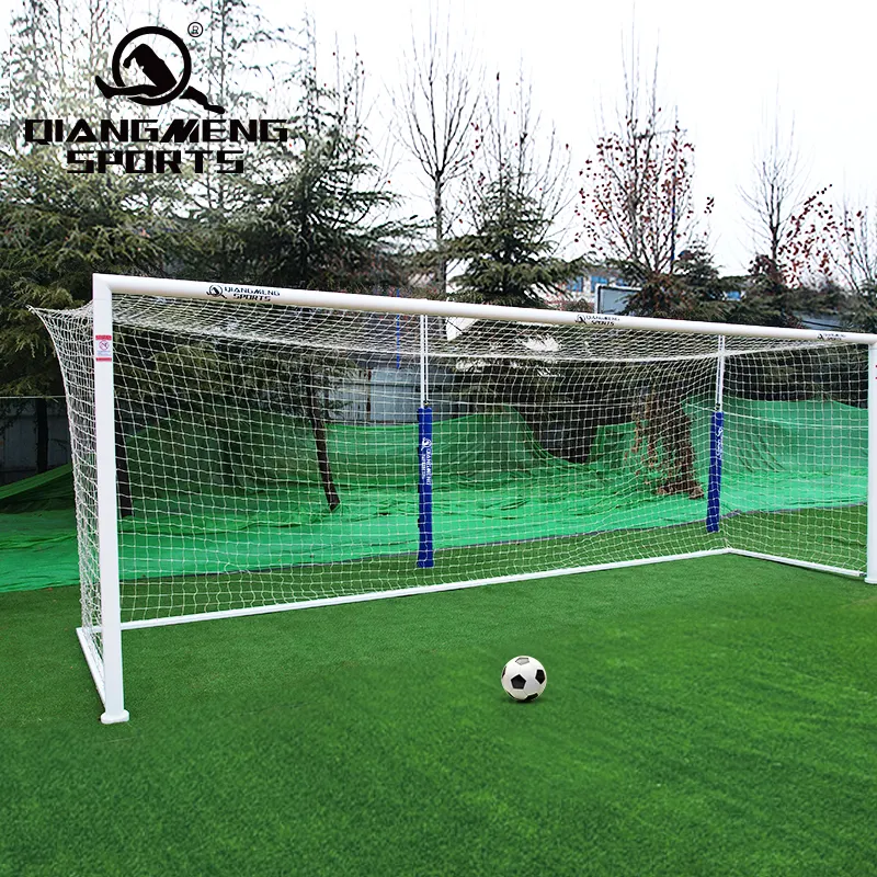 Aluminum Football goals Support column pillar with rear net Football goals