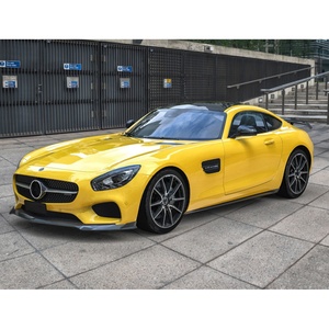 Jupes latérales étendues en fibre de carbone véritable style V2, les plus vendues, pour Mercedes Benz <span class=keywords><strong>AMG</strong></span> <span class=keywords><strong>GT</strong></span> GTS GTC Coupé - Product Image 3