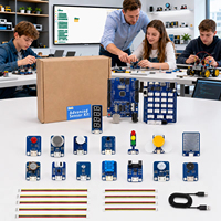 Kit de Iniciación Zetok AK03 R3, Kit de Electrónica Programable para Proyectos Escolares STEM, DIY, con Todos los Componentes