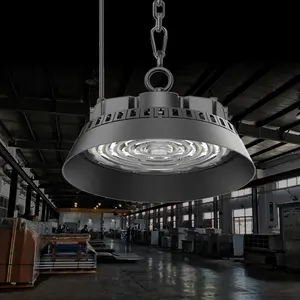 Highbay 85W 100W 150W 200W Commercial Industrial Dimmable High Bay Indoor Warehouse Factory Fixture Ufo Led High Bay Lights