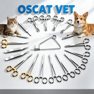 Set Chirurgico Veterinario OSCAT, Strumenti Chirurgici in Acciaio Inossidabile, Set Chirurgico Veterinario Riutilizzabile per Cliniche Veterinarie - Product Image 1