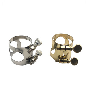 Prata niquelado clarinete bocal ligadura Secure Fit durável para clarinetes Bb Eb fácil instalação acessório - Product Image 1
