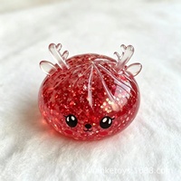 Nouveauté : Jouet Squishy Kawaii de Noël en forme de Renne, Mignon et Moelleux, Jouet Anti-Stress à Presser pour Enfants