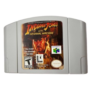 <span class=keywords><strong>Carte</strong></span> de jeu série <span class=keywords><strong>Indiana</strong></span> Jo N64 pour Nintendo 64 <span class=keywords><strong>USA</strong></span> Version NTSC accessoire de Console de cartouche de jeu vidéo - Product Image 1