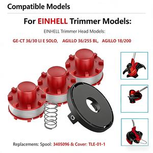 Replacement Trimmer Line Spool 3405096 Nylon Line 2.0mm 26.5FT/8M for Einhell GE-CT 36 30 LI E SOLO AGILLO 36/255 BL AGILLO 18 - Product Image 6