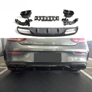 <span class=keywords><strong>Prix</strong></span> de gros pour le bec d'échappement <span class=keywords><strong>AMG</strong></span> <span class=keywords><strong>C63</strong></span>, lèvre arrière avec embouts d'échappement pour Mercedes Benz Classe C W205 Coupé pré-2015-2018 Sport - Product Image 1