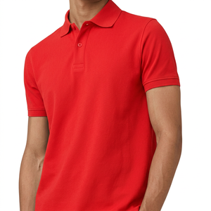 Camiseta Polo para Hombre, 300G, 100% Algodón, Logotipo Bordado Personalizado, Casual, Premium, Proveedor de Fábrica OEM, Venta al Por Mayor del Fabricante - Product Image 1