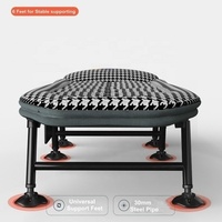 Oreiller doux Portable réglable et lit deux en un, bureau inclinable, cadre métallique, lit pliant pour adultes