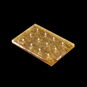 Acrylic <b>Square</b> Nail <b>Drill</b> <b>Bit</b> Holder Portable Transparent Display Board Salon Manicure Nail Art Storage Organizer Tool Stand - Product Image 4