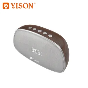 Yison Mới Đến WS-1speaker Không Dây Loa Di Động Với Đồng Hồ Báo Thức