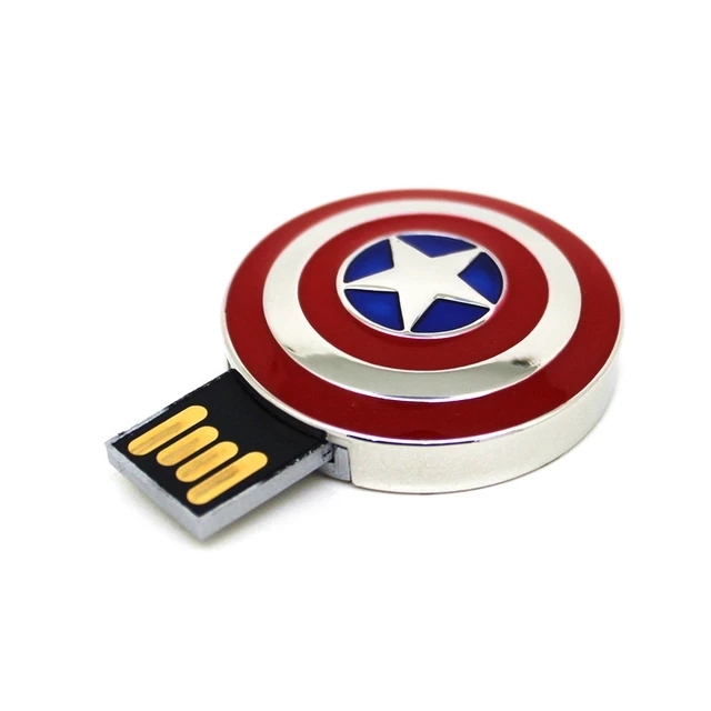 New Gift Metal Iron Man Avengers Cartoon USB 2.0 Flash Drive 8GB-128GB Fast Speed Storage