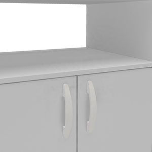 ตู้เตาอบ 2 ประตู รุ่น Modern Style Kitchen Benfacil PL-210276 เฟอร์นิเจอร์ไม้ ปาร์ติเคิลบอร์ด สีขาว ดีไซน์บราซิล รุ่น Rio - Product Image 4