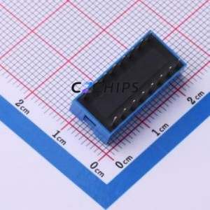 SMQS-08B-TP DIP Switch Switch ( Type: Flat Toggle, Raised Type )( Number of Switch Sections: 8 )( Lead Spacing: 2.54mm ) - Product Image 2