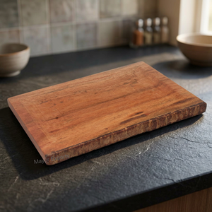 High Quality Acacia Wood Durable Dishwasher Safe <b>Tray</b> for Serving Food Drinks <b>with</b> <b>Handles</b> for Home Hotel Use Reasonable Price - Product Image 3