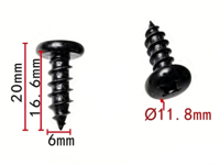Clips métalliques automobiles fournis par l'usine chinoise, attaches métalliques pour voitures, clips automobiles et attaches en plastique 152156