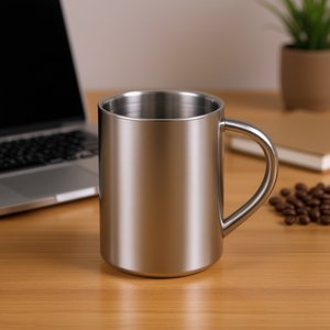KARL KRGER Double Walled Thermal Mug 0.2 L Stainless Steel Insulated <b>Coffee</b> Cup - Product Image 3