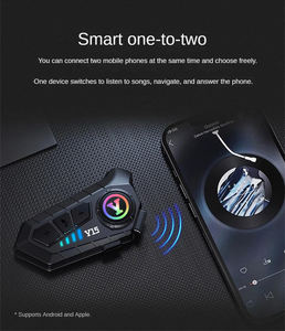 オートバイヘルメット防水Bluetoothヘッドセット - すべてのヘルメットタイプにユニバーサルフィット、長いバッテリー寿命 - Product Image 3