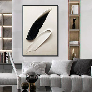 Original Art Factory Moderne Toile Mur Art À La Main Peintures À L'huile <span class=keywords><strong>Salon</strong></span> Chambre Abstrait <span class=keywords><strong>Contemporain</strong></span> Décor - Product Image 6