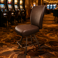 Fauteuil ergonomique en cuir haut de gamme SUCCESSOR pour salle de jeu de casino, avec couleurs et logo personnalisables – Fabricant