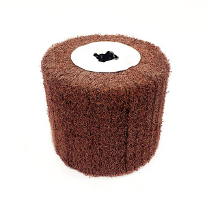 Usine abrasif Nylon <span class=keywords><strong>brosse</strong></span> roue rabat roue meulage et polissage métal acier brunissage tambour - Product Image 1